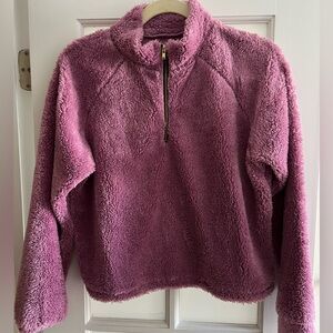 YEAR OF OURS Purple Plush Zip Up